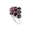 Sterling Silver Garnet Ring