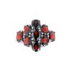 Sterling Silver Garnet Ring