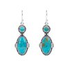 Sterling Silver Turquoise Earrings