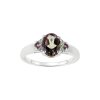 Sterling Silver Mystic Topaz Green Topaz & Amethyst Ring