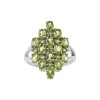 Sterling Silver Peridot Ring
