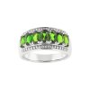Sterling Silver Chrome Diopside Ring