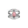 Rhodochrosite Sterling Silver Ring