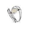 Sterling Silver Rainbow Moonstone Ring