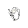 Sterling Silver Rainbow Moonstone Ring