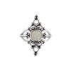 Sterling Silver Rainbow Moonstone Ring