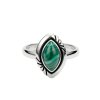 Sterling Silver Malachite Ring