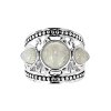 Sterling Silver Rainbow Moonstone Ring