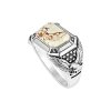 Sterling Silver Eagle Wild Horse Eagle Men's Ring