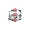 Rhodochrosite Sterling Silver Ring