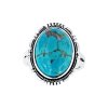 Sterling Silver Kingman Turquoise Ring