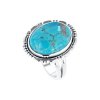 Sterling Silver Kingman Turquoise Ring