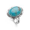 Sterling Silver Kingman Turquoise Ring