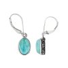 Sterling Silver Larimar Earrings