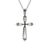 Sterling Silver Mother of Pearl Pendant With Chain 18 Inches