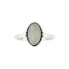Sterling Silver Rainbow Moonstone Rig