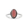 Sterling Silver Rhodochrosite Ring