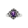 Sterling Silver African Amethyst Ring