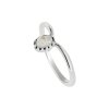 Sterling Silver Rainbow Moonstone Ring