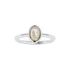 Sterling Silver Rainbow Moonstone Ring