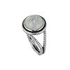 Sterling Silver Rainbow Moonstone Ring