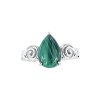 Sterling Silver Malachite Ring