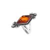 Sterling Silver Baltic Amber Ring