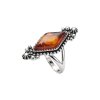 Sterling Silver Baltic Amber Ring
