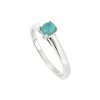 Sterling Silver Larimar Ring