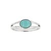 Sterling Silver Larimar Ring