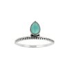 Sterling Silver Larimar Ring