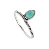 Sterling Silver Larimar Ring
