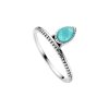 Sterling Silver Larimar Ring