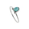Sterling Silver Larimar Ring
