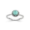 Sterling Silver Larimar Ring