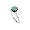 Sterling Silver Larimar Ring