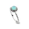 Sterling Silver Larimar Ring