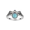 Sterling Silver Larimar Ring