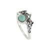 Sterling Silver Larimar Ring