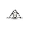 Sterling Silver Aleigha Rainbow Moonstone Ring
