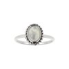 Sterling Silver Mother of Pearl Ring