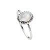 Sterling Silver Mother of Pearl Ring