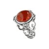 Sterling Silver Red Jasper Ring