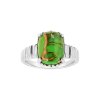 Sterling Silver Mohave Green Turquoise Ring