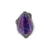Sterling Silver Purple Turquoise Ring