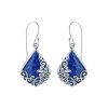 Sterling Silver Lapis Lazuli Earrings