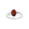 Sterling Silver Garnet Ring