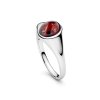 Sterling Silver Garnet Ring