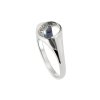 Sterling Silver White Quartz Ring