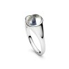 Sterling Silver White Quartz Ring